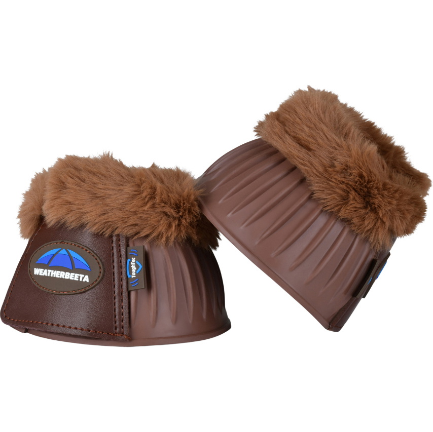 2025 WeatherBeeta Tough-Tec Prime Fleece Trim Caoutchouc Bottes 1027523 - Brown / Brown